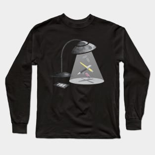 Desktop Abduction Long Sleeve T-Shirt